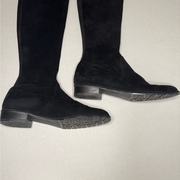 Stuart Weitzman $795 Jocey Suede Over-The-Knee Boots, Black, 7.5 - Picture 12 of 15